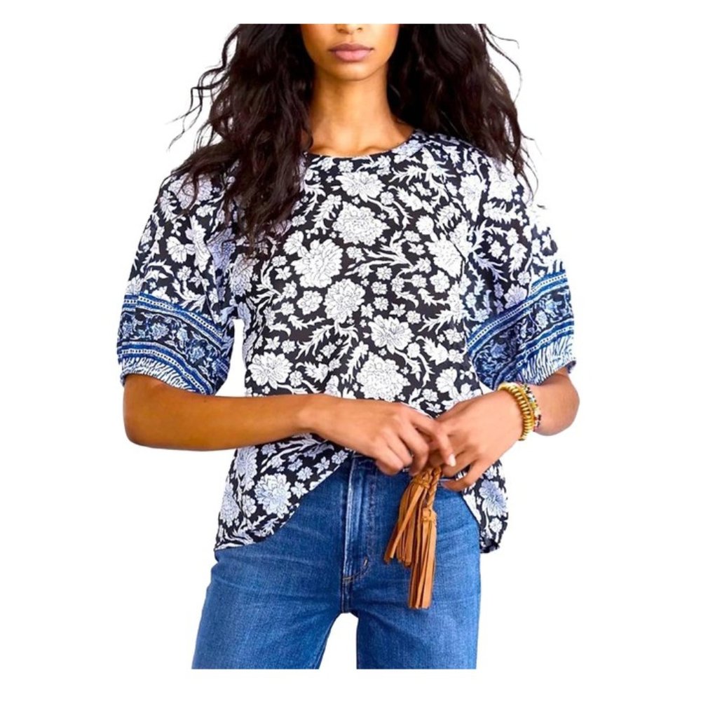 Anthropologie Saison De La Fleur Becca Blouse